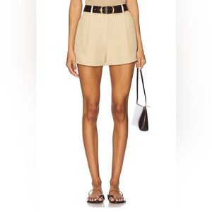 **Navy Nili Lotan Beatrice wool short